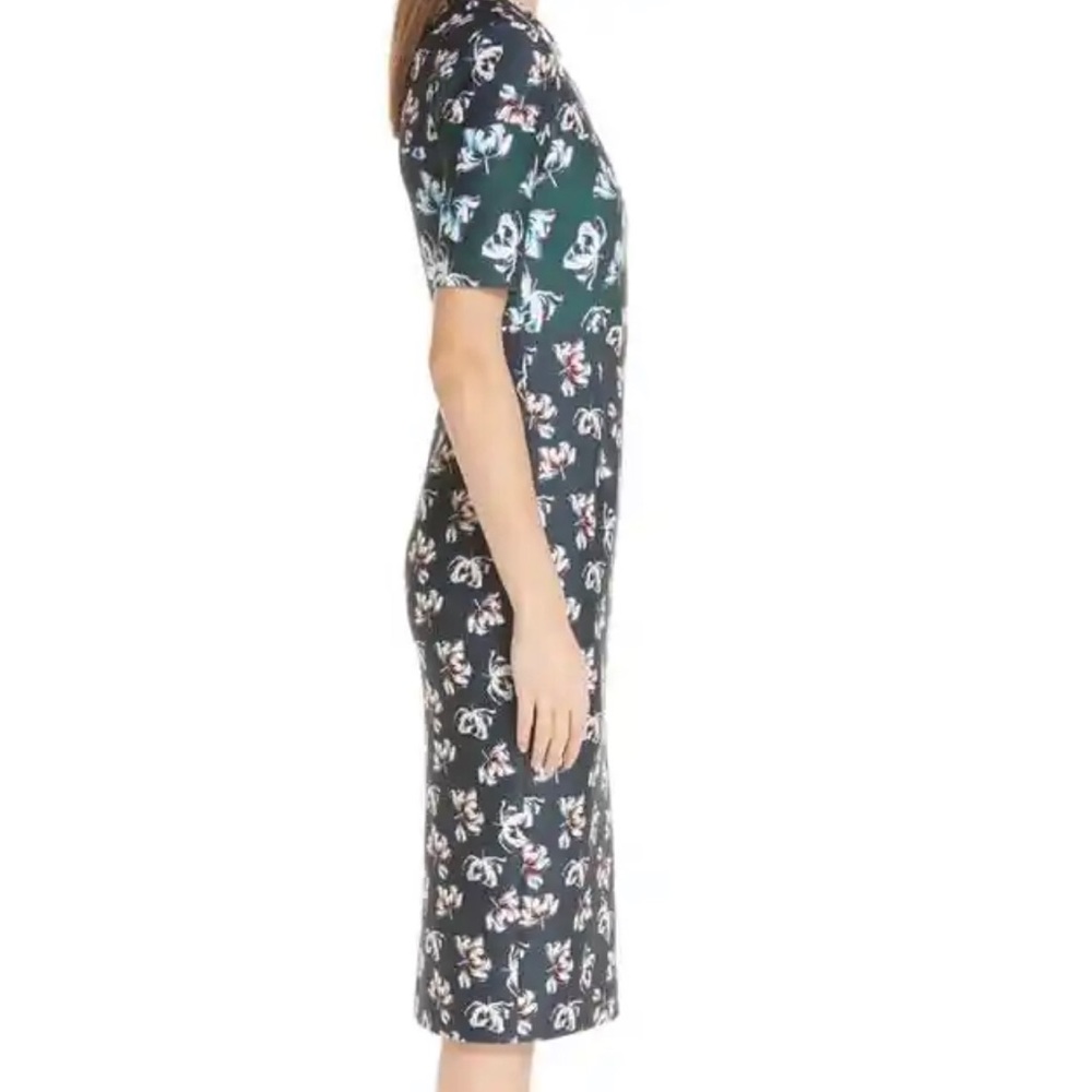 NEW NWT YIGAL AZROUEL Dress Floral Printed Scuba - Picture 3 of 14
